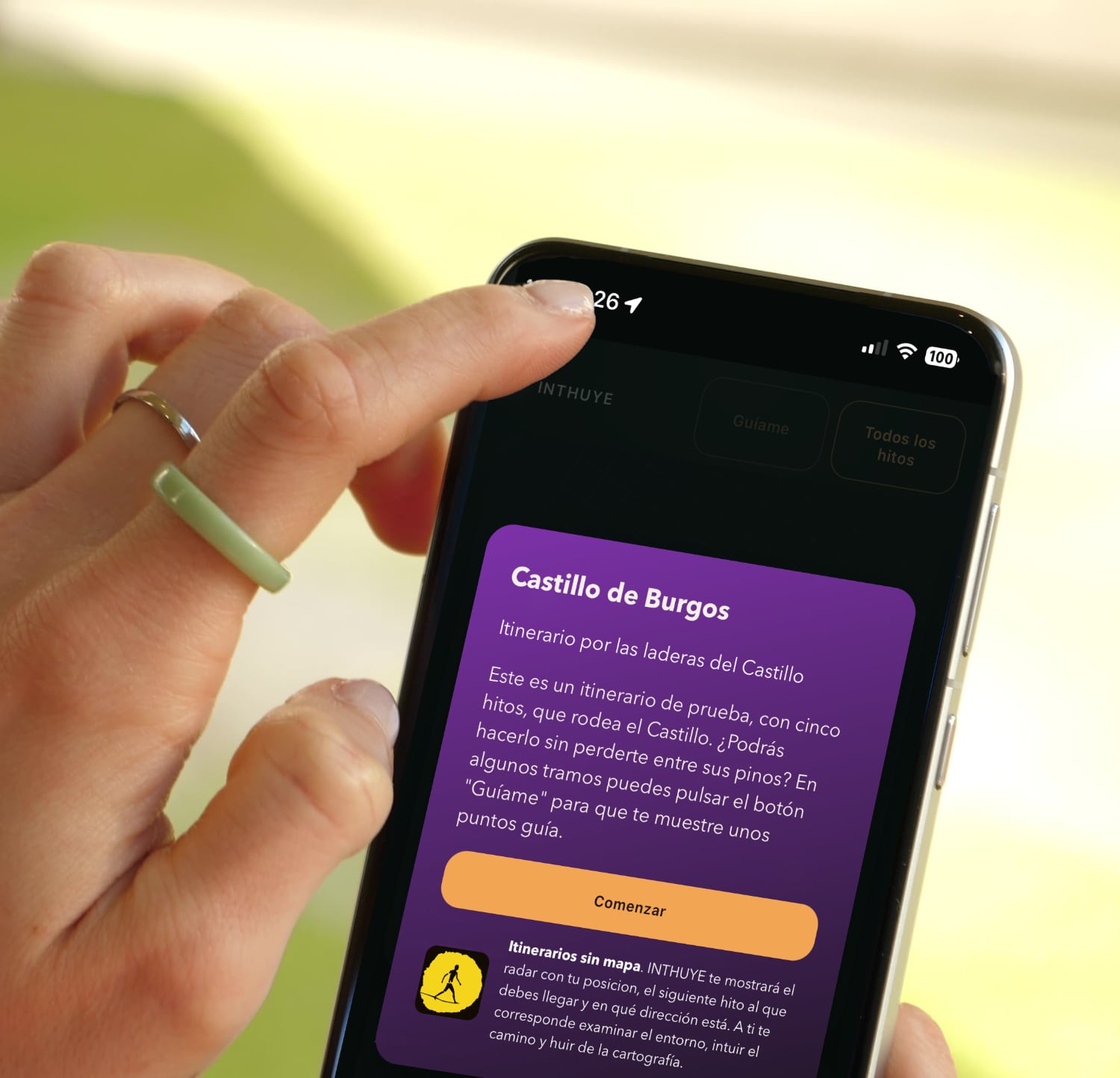 Viendo un itinerario