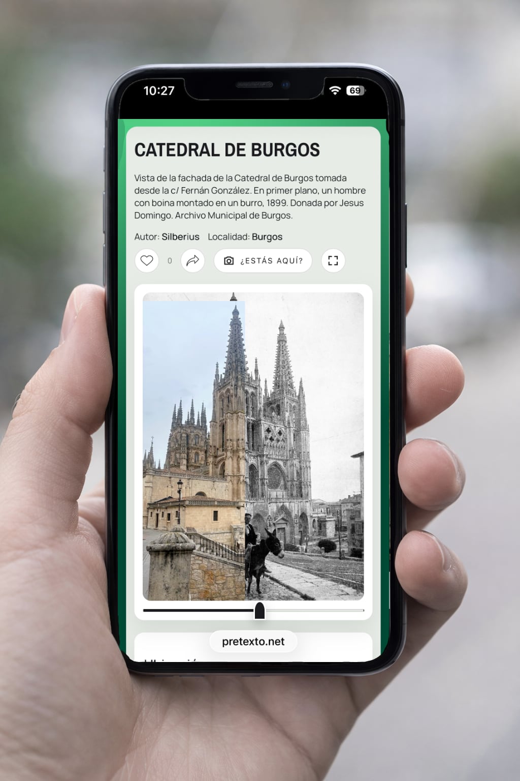 Alineación de encuadre AyerHoy