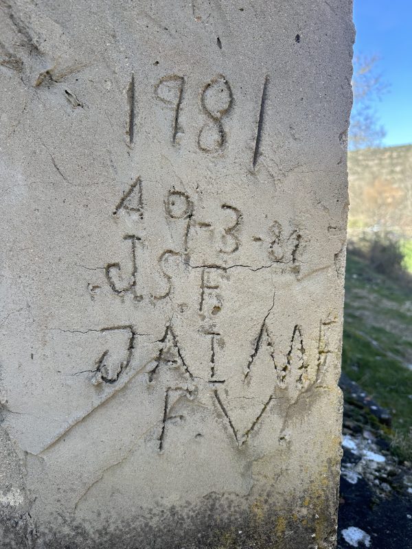 Inscripción de los albañiles